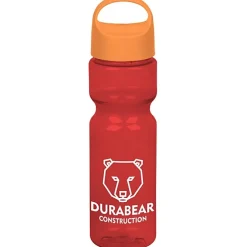 Olympian Bottle with Oval Crest Lid - 28 oz