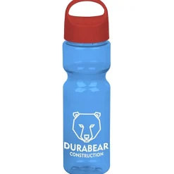 Olympian Bottle with Oval Crest Lid - 28 oz