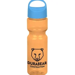 Olympian Bottle with Oval Crest Lid - 28 oz