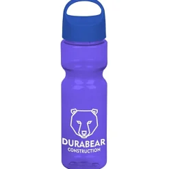 Olympian Bottle with Oval Crest Lid - 28 oz