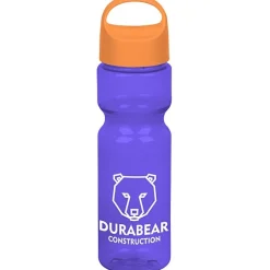 Olympian Bottle with Oval Crest Lid - 28 oz