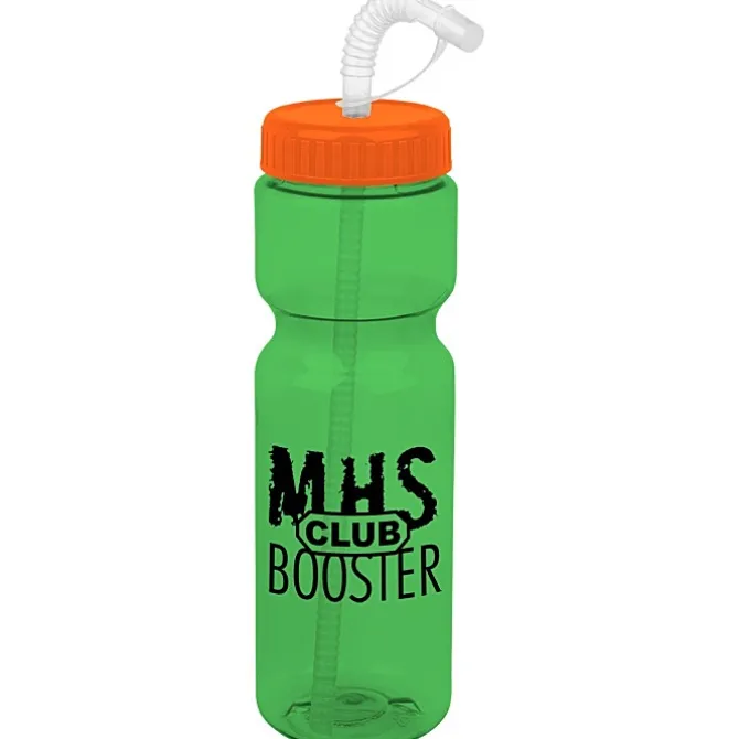Olympian Bottle with Straw Lid - 28 oz