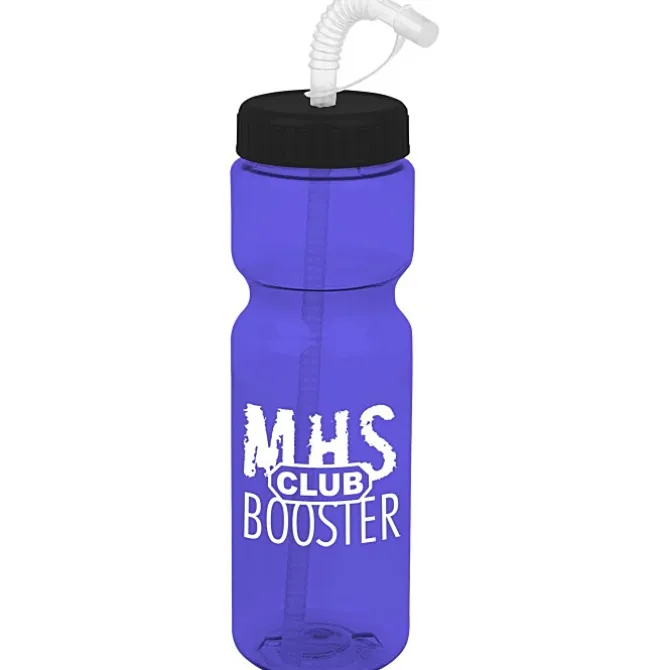 Olympian Bottle with Straw Lid - 28 oz