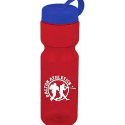 Olympian Bottle with Tethered Lid-28 oz