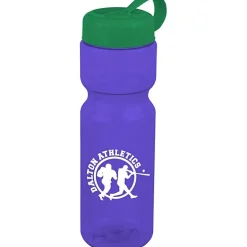 Olympian Bottle with Tethered Lid-28 oz