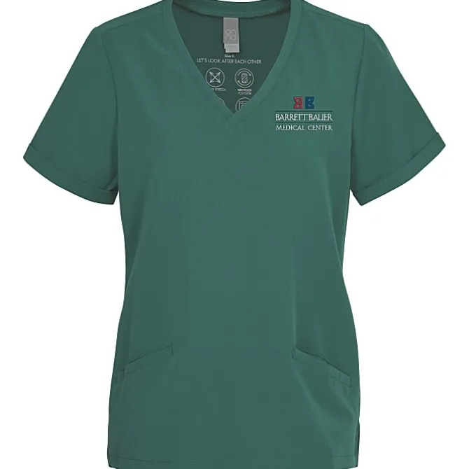 Onna Invincible V-Neck Stretch Scrub Top - Ladies'