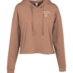 Optimal Tri-Blend Long Sleeve Midi Hooded T-Shirt - Ladies'