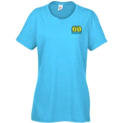 Optimal Tri-Blend T-Shirt - Ladies' - Embroidered