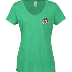 Optimal Tri-Blend V-Neck T-Shirt - Ladies' - Embroidered