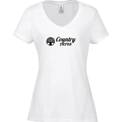 Optimal Tri-Blend V-Neck T-Shirt - Ladies' - Screen