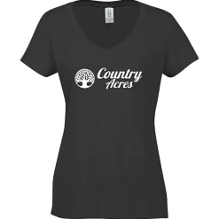 Optimal Tri-Blend V-Neck T-Shirt - Ladies' - Screen