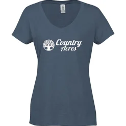 Optimal Tri-Blend V-Neck T-Shirt - Ladies' - Screen