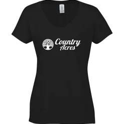 Optimal Tri-Blend V-Neck T-Shirt - Ladies' - Screen