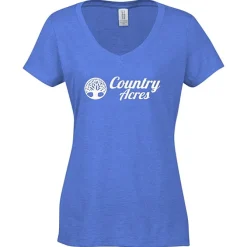 Optimal Tri-Blend V-Neck T-Shirt - Ladies' - Screen