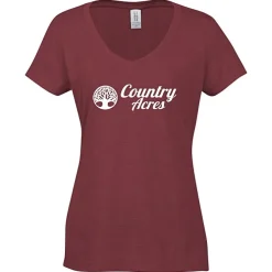 Optimal Tri-Blend V-Neck T-Shirt - Ladies' - Screen