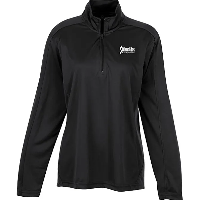 3.8-ounce Performance 1/4-Zip Pullover - Ladies' - Screen