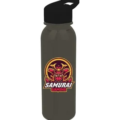 Outdoor Bottle with Flip Straw Lid - 24 oz - Full Color