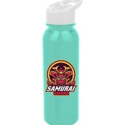 Outdoor Bottle with Flip Straw Lid - 24 oz - Full Color