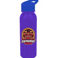 Outdoor Bottle with Flip Straw Lid - 24 oz - Full Color