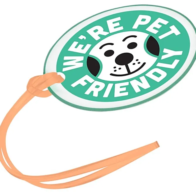 Oval POLYspectrum Bag Tag - Translucent