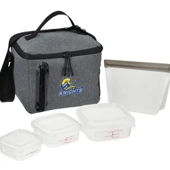Oval Portion Control & Food Bag Lunch Set