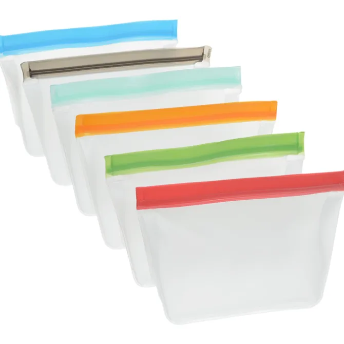 Oval Portion Control & Food Bag Lunch Set