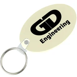Oval Soft Keychain - Opaque