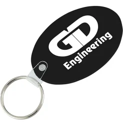 Oval Soft Keychain - Opaque