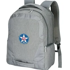 Overland 17-inch Laptop Backpack with USB Port - Embroidered