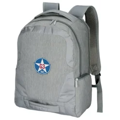 Overland 17-inch Laptop Backpack with USB Port - Embroidered