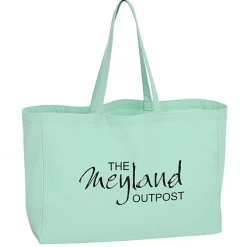 Oversized 10-oz Colorful Cotton Tote
