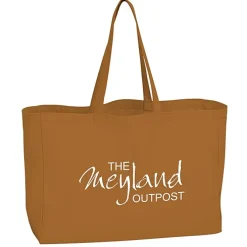 Oversized 10-oz Colorful Cotton Tote