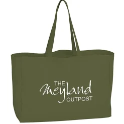 Oversized 10-oz Colorful Cotton Tote
