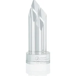Overton Crystal Award - 12 inches