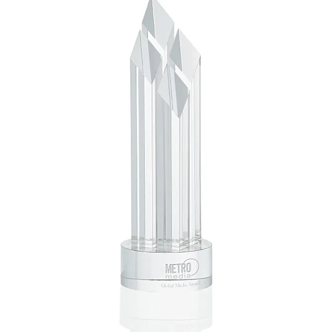 Overton Crystal Award - 14 inches