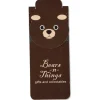 Paws and Claws Magnetic Bookmark - Bear