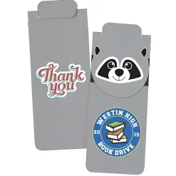 Paws and Claws Magnetic Bookmark - Raccoon