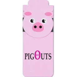 Paws and Claws Magnetic Bookmark - Pig