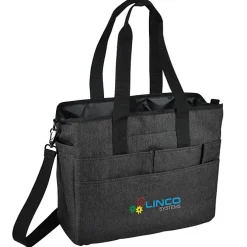 Peabody Multipocket Laptop Tote - Embroidered