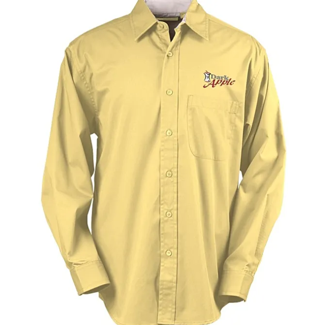 Peached Fine Line Twill Shirt - Men's