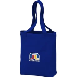 Peached 12-oz Cotton Tote - Embroidered
