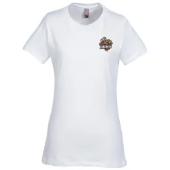 Perfect Weight Crew Tee - Ladies' - Embroidered