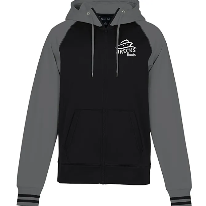 Performance Colorblock Full-Zip Hooded Sweatshirt - Men's - Screen