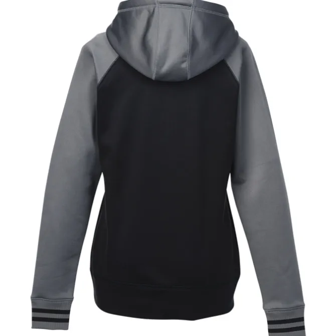 Performance Colorblock Full-Zip Hooded Sweatshirt - Ladies' - Screen