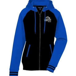 Performance Colorblock Full-Zip Hooded Sweatshirt - Ladies' - Screen