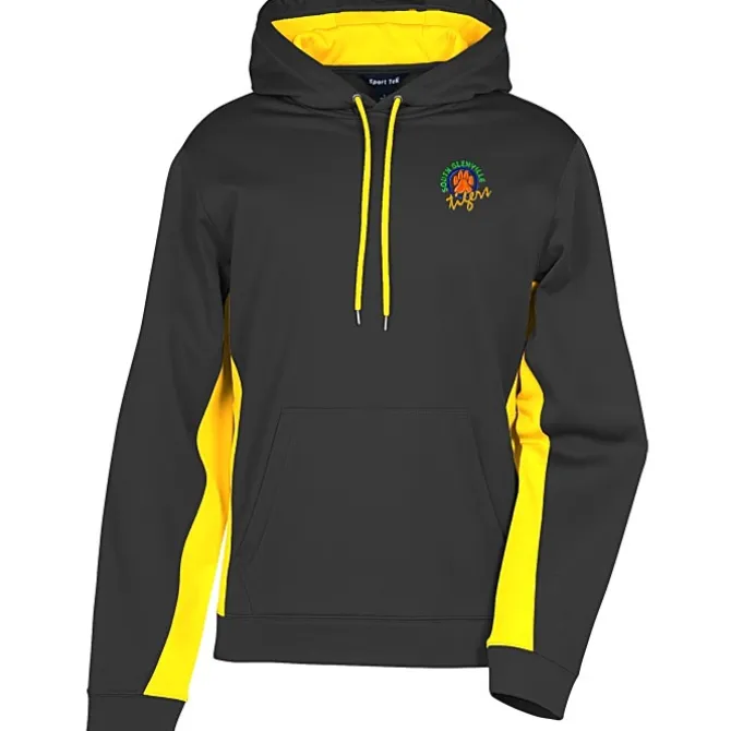 Performance Fleece Colorblock Hoodie - Men's - Embroidered - 24 hr