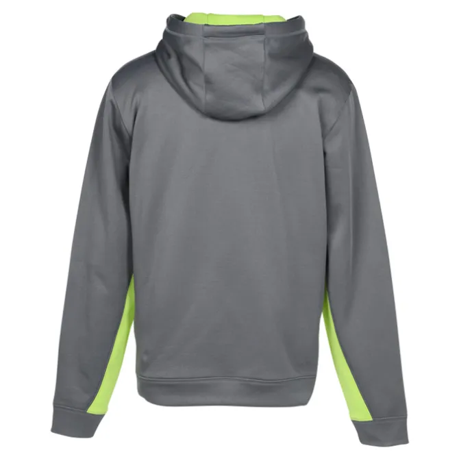 Performance Fleece Colorblock Hoodie - Men's - Embroidered - 24 hr