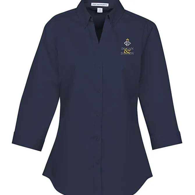 Performance Twill 3/4 Sleeve Shirt - Ladies'