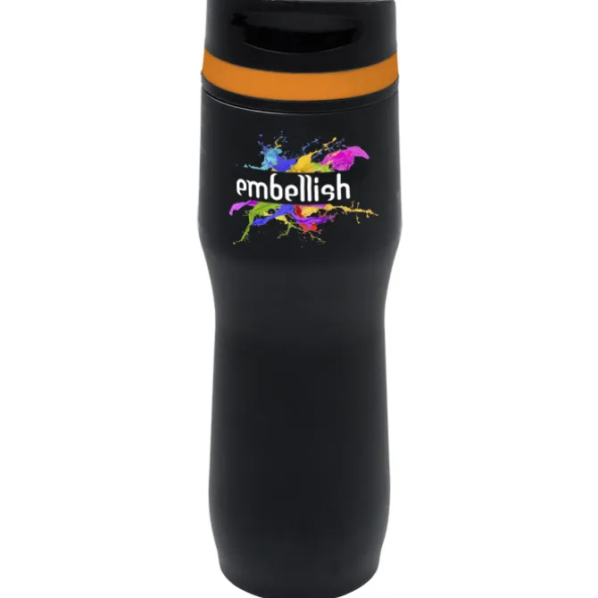 Persona Caturra Vacuum Tumbler - 16 oz - Black - Full Color