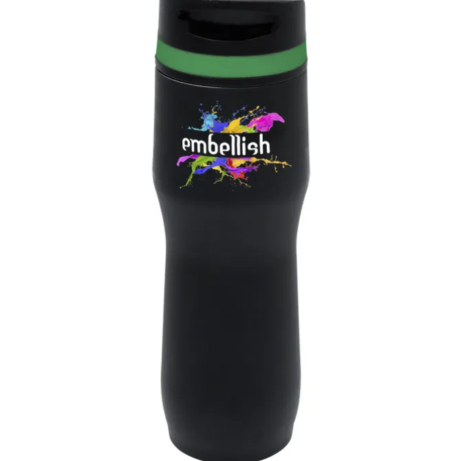 Persona Caturra Vacuum Tumbler - 16 oz - Black - Full Color